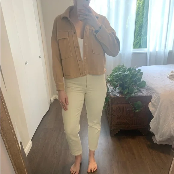 A&F SoftAF Max Cropped Shacket - Picture 7 of 8